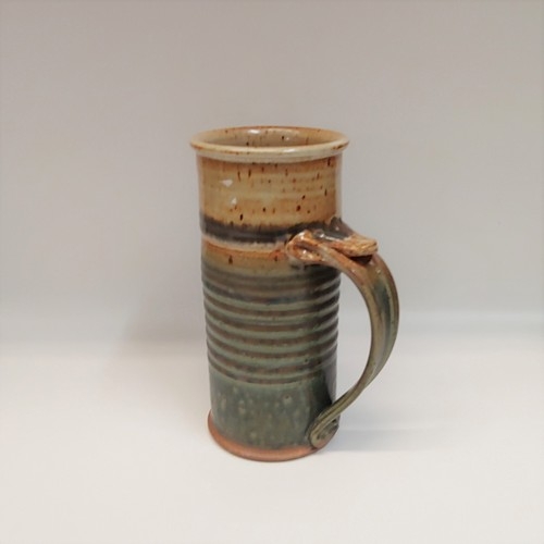 #220524 Beer Stein Tan/Green $22 at Hunter Wolff Gallery